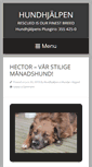 Mobile Screenshot of hundhjalpen.se